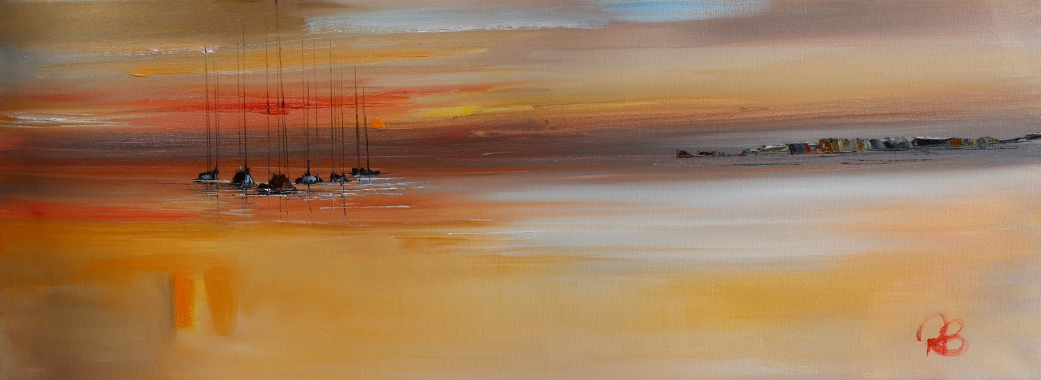 'Sundown over Still Waters' by artist Rosanne Barr